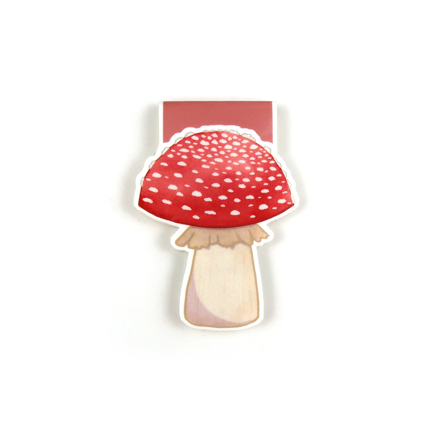 Red Toadstool Mushroom - Magnetic Bookmark