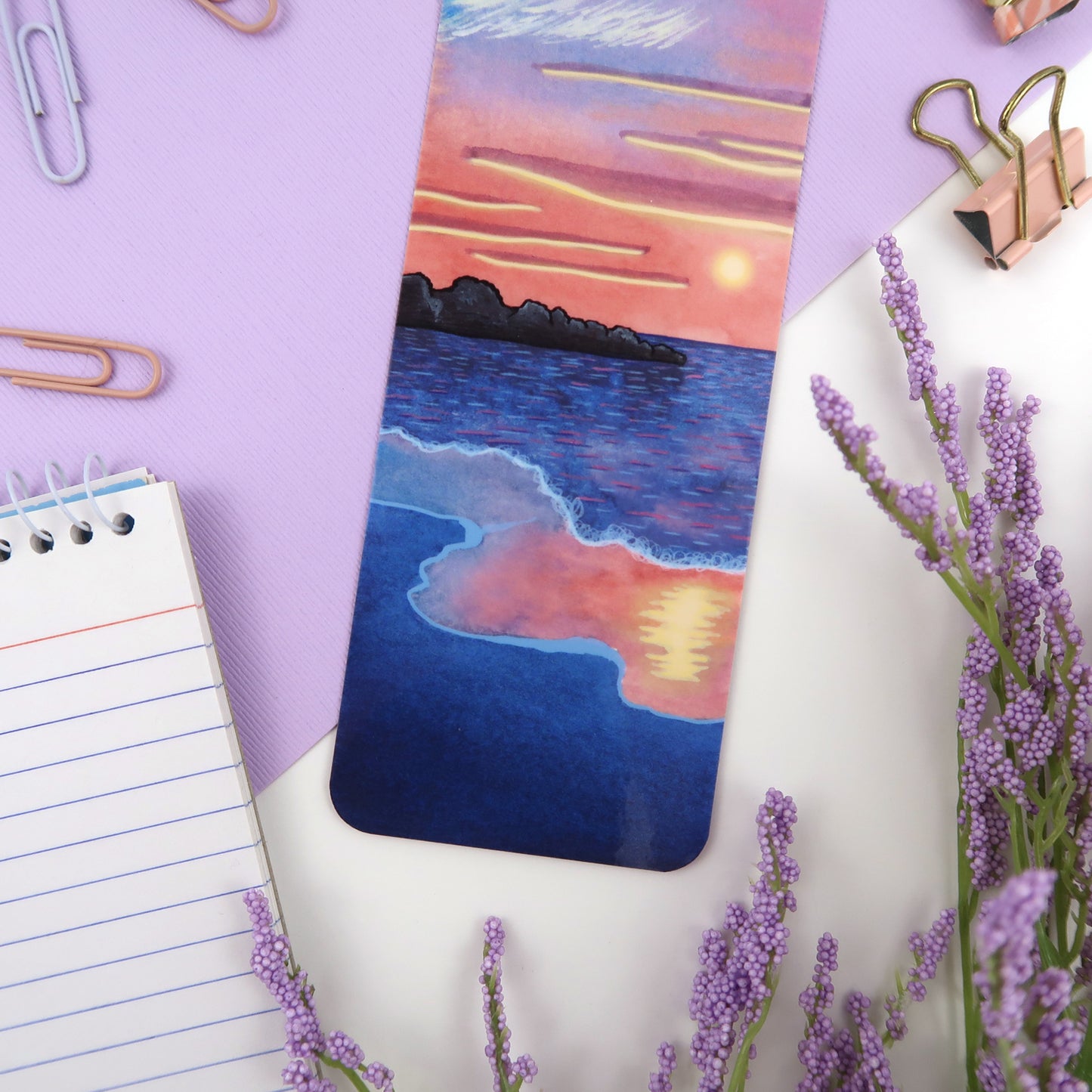Jetty Sunset Beachy Bookmark
