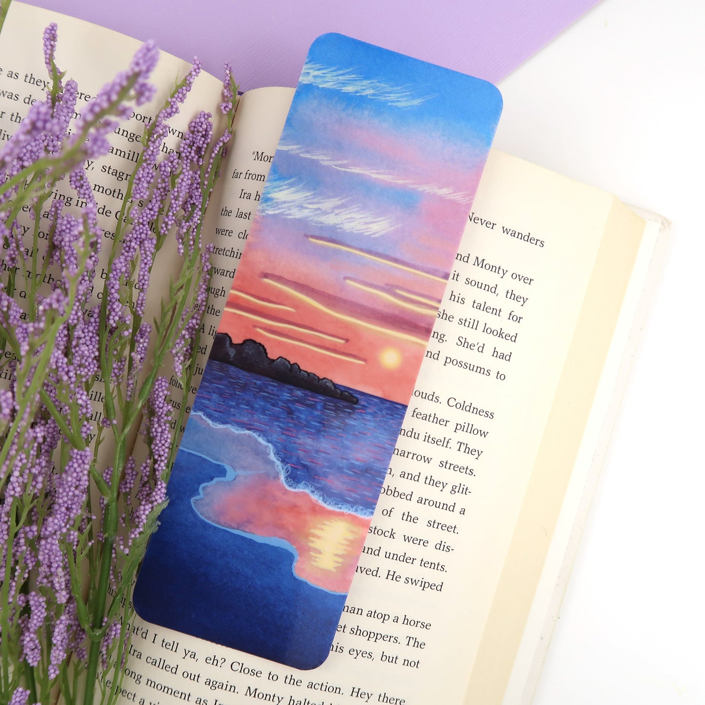Jetty Sunset Beachy Bookmark