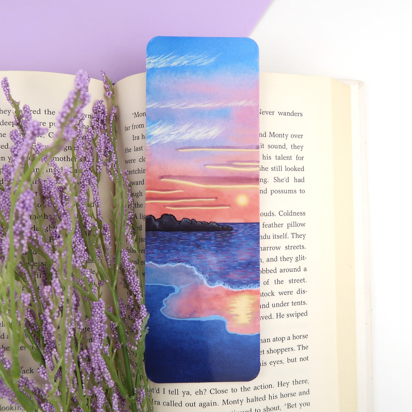 Jetty Sunset Beachy Bookmark