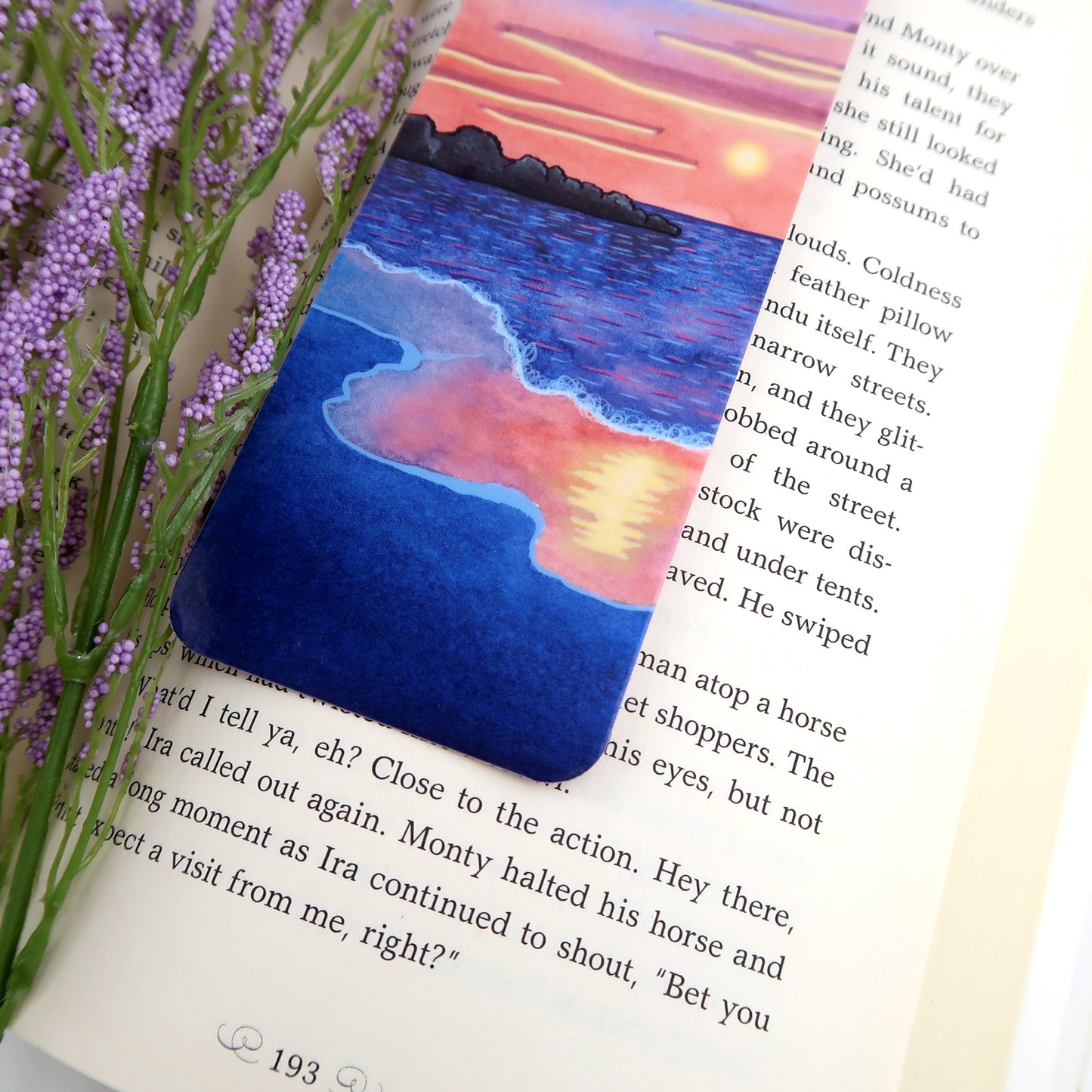 Jetty Sunset Beachy Bookmark