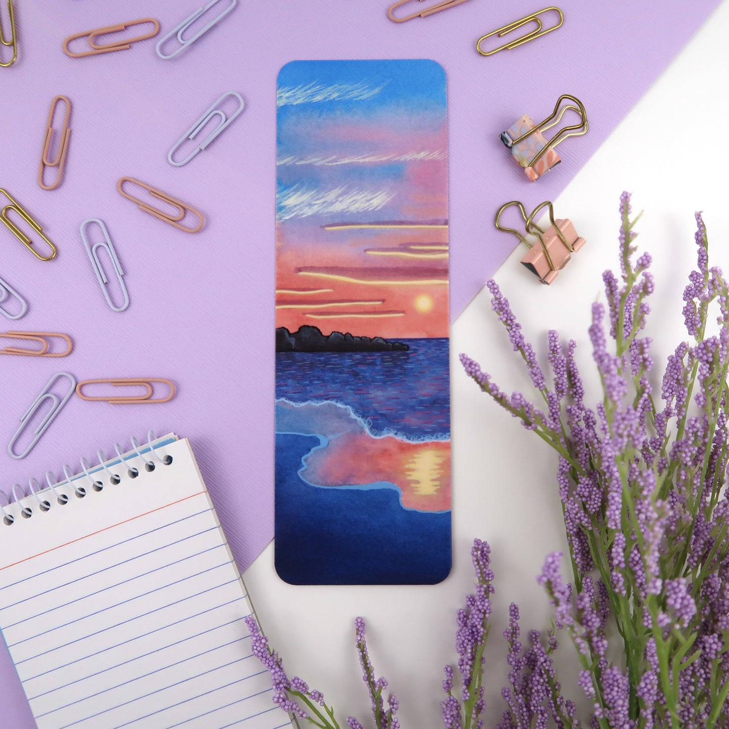Jetty Sunset Beachy Bookmark