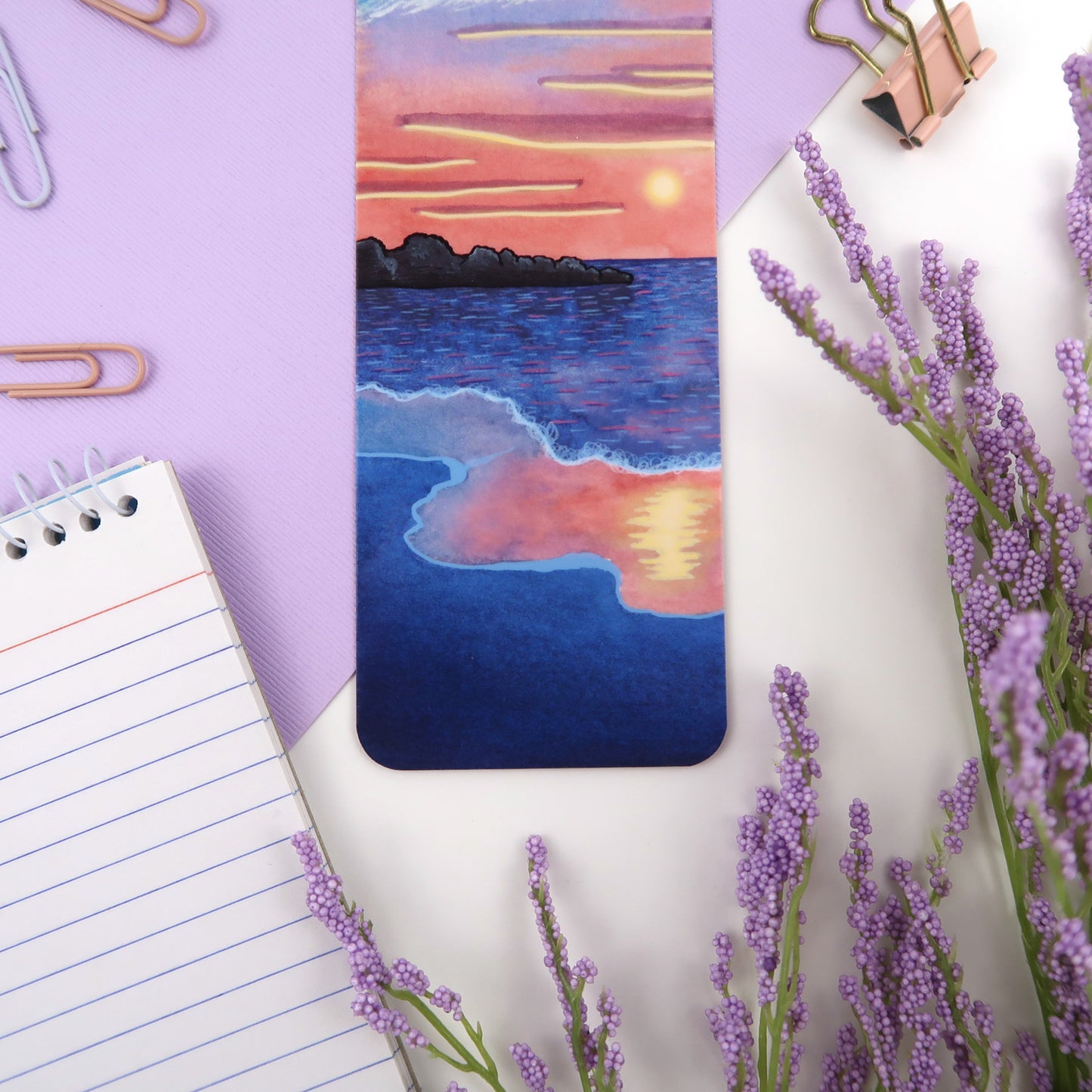 Jetty Sunset Beachy Bookmark