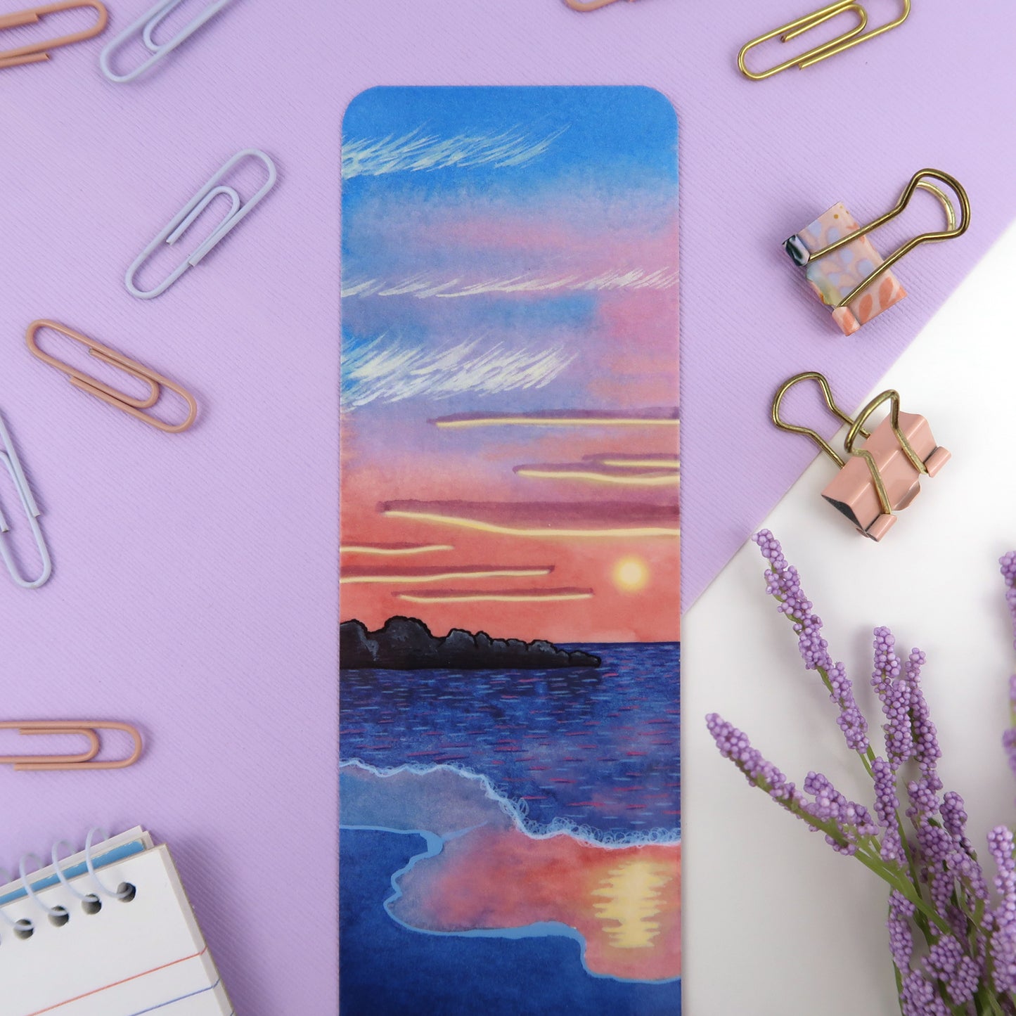 Jetty Sunset Beachy Bookmark