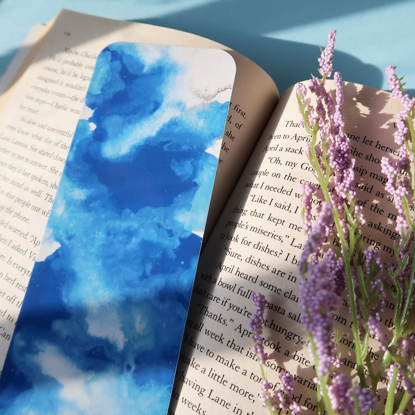 Cloudy Blue Sky Bookmark