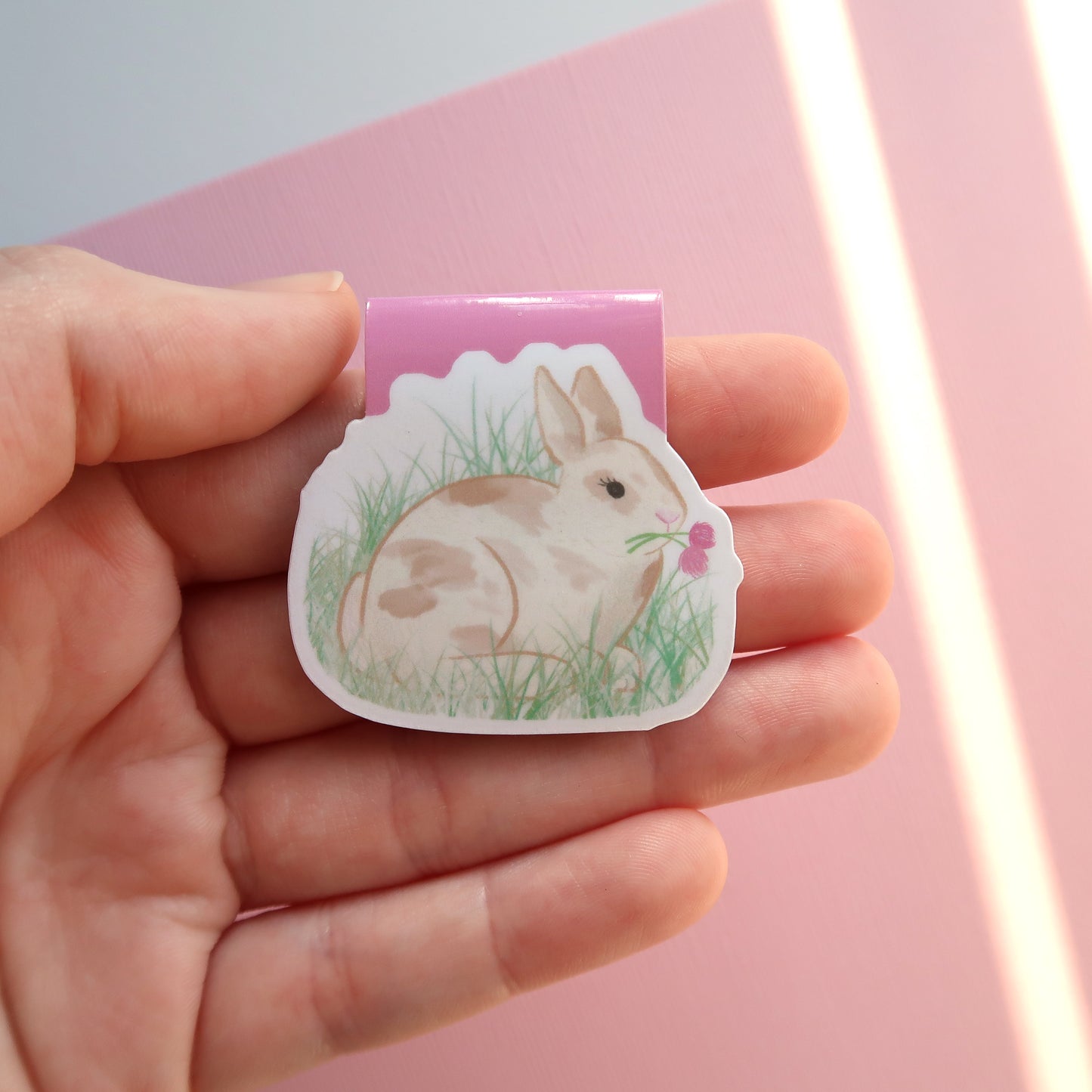 Clover Bunny - Magnetic Bookmark