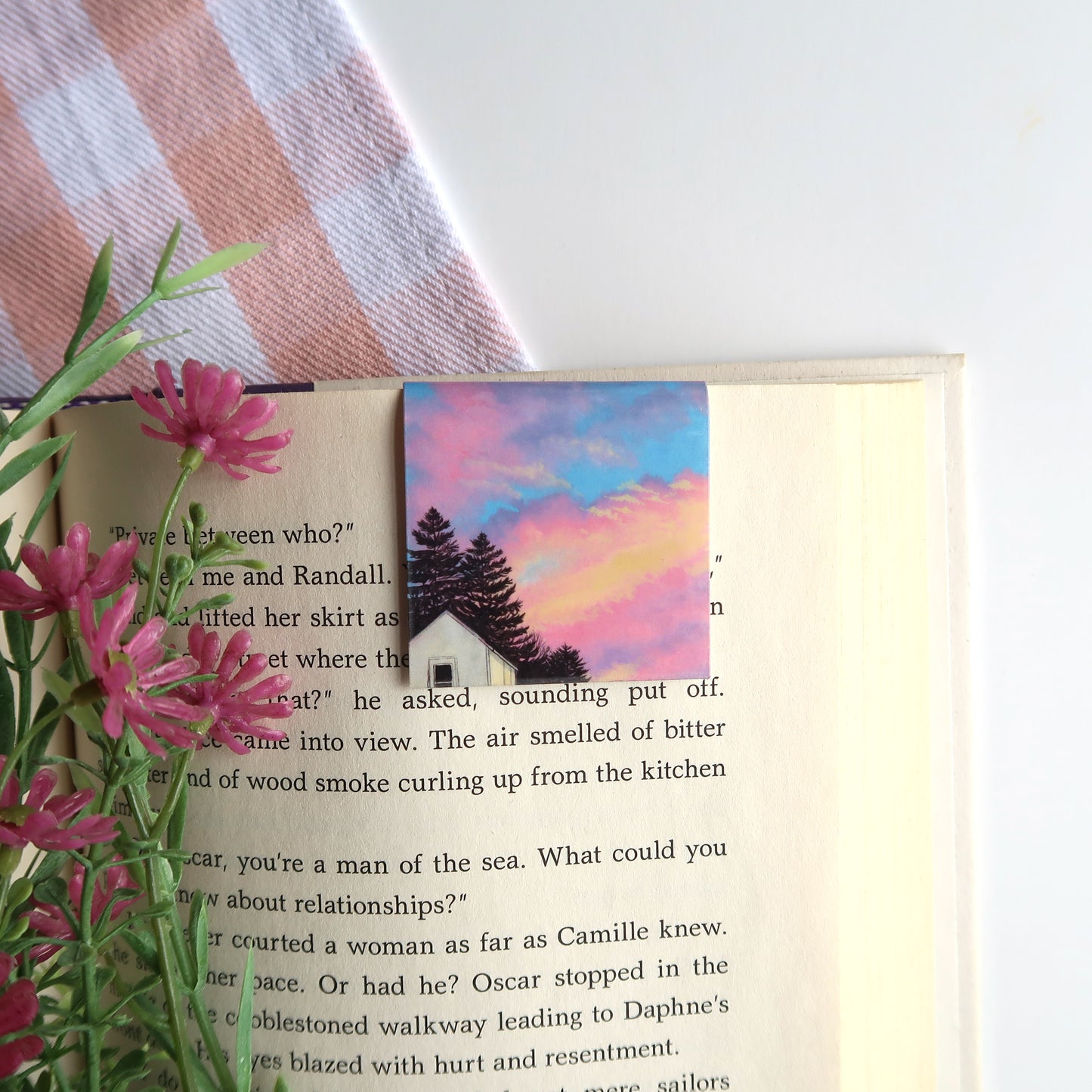 Bright Colorful Susnet Sky - Magnetic Bookmark