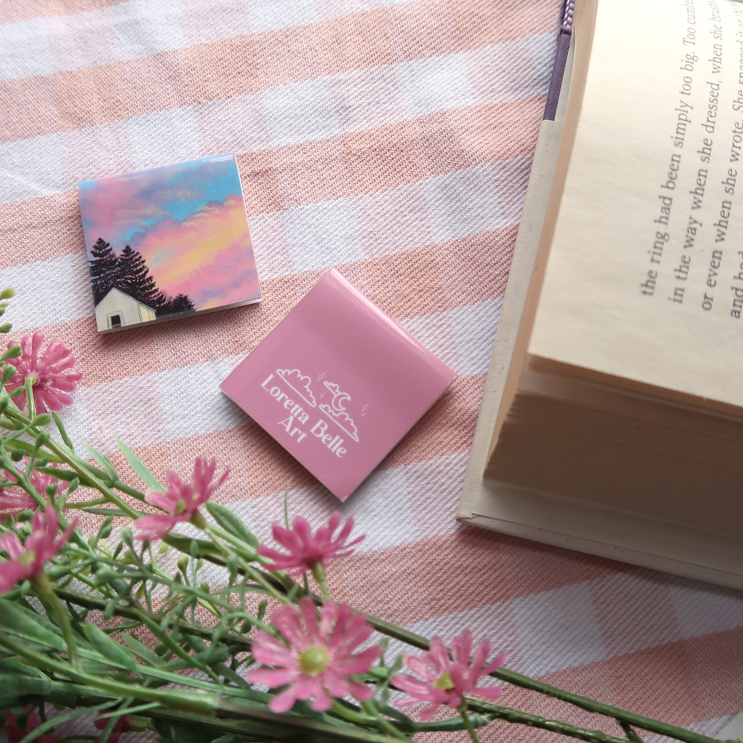 Bright Colorful Susnet Sky - Magnetic Bookmark