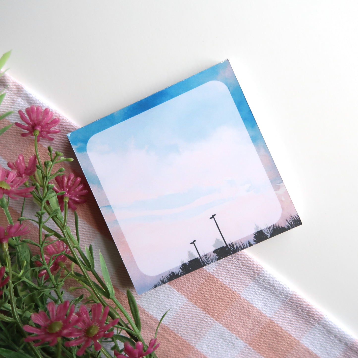 Cotton Candy Sky Square Memopad - Stationery