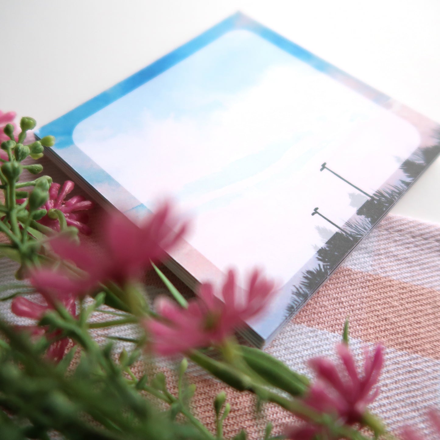 Cotton Candy Sky Square Memopad - Stationery