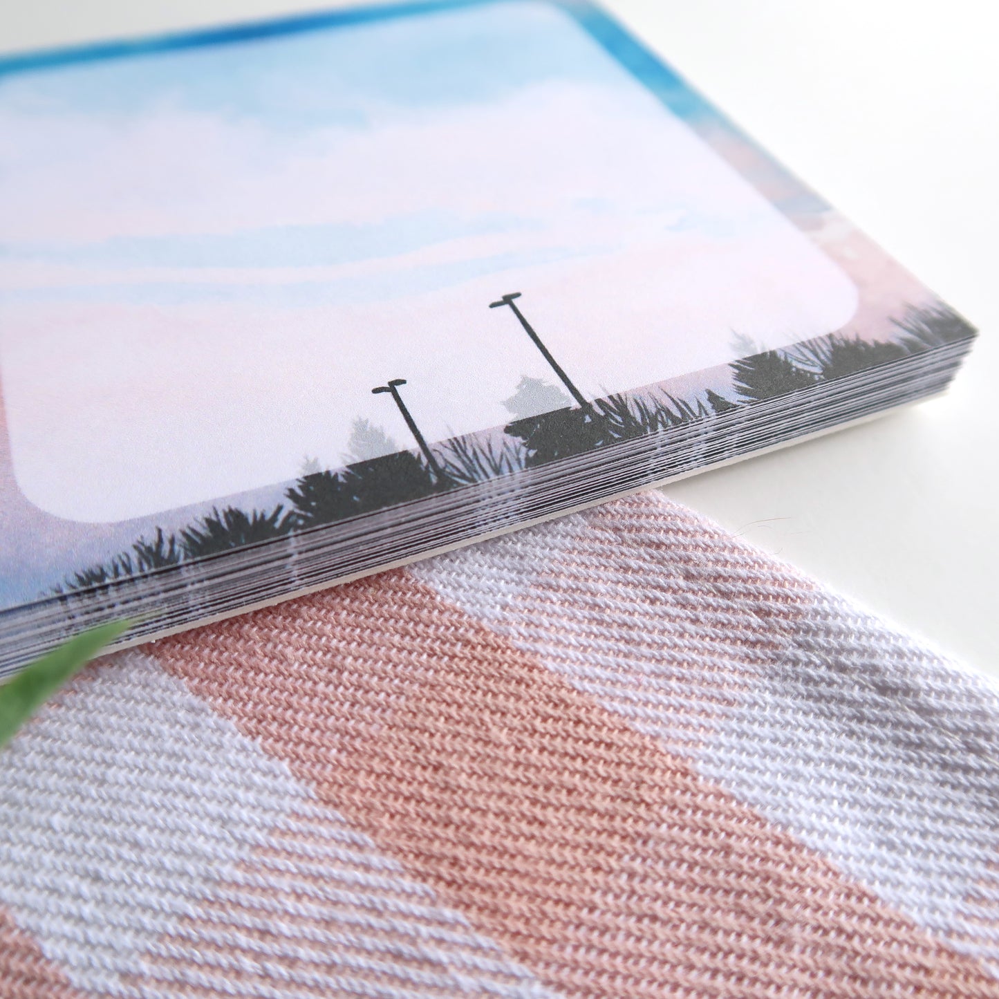 Cotton Candy Sky Square Memopad - Stationery