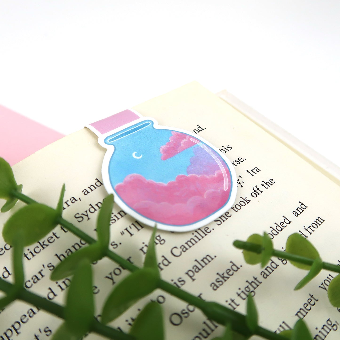 Cotton Candy Sky Jar - Magnetic Bookmark