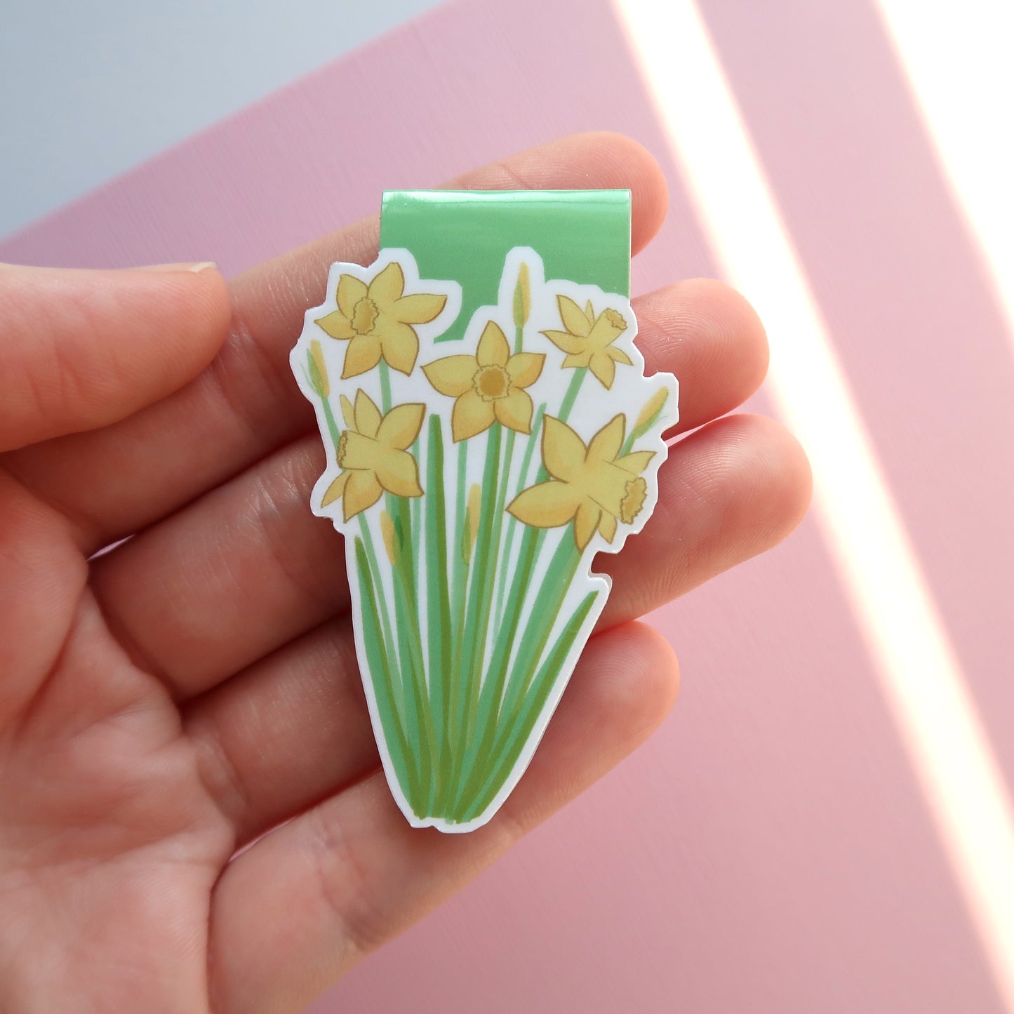 Daffodil Flowers - Magnetic Bookmark
