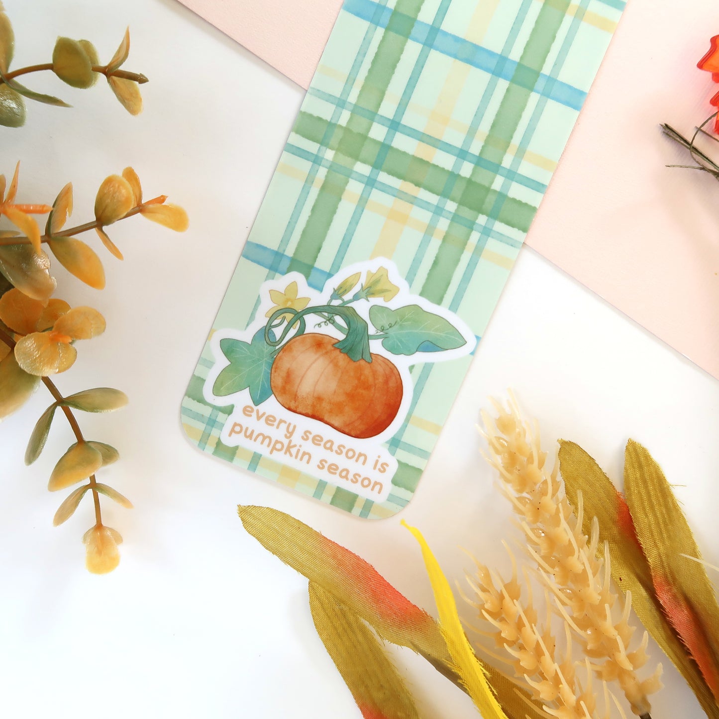 Every Season is Pumpkin Season Fall Bookmark