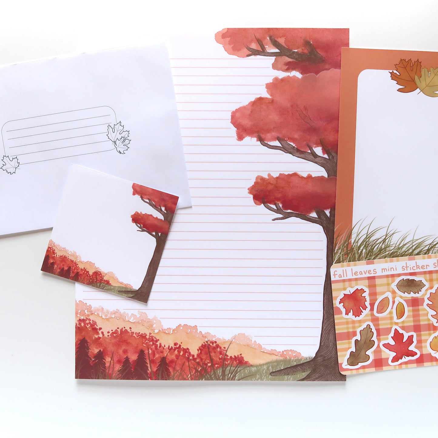 Fall Leaves Letter Writing Set - Stationery