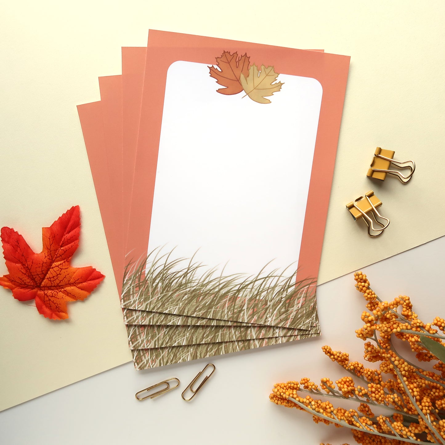 Fall Leaves Letter Writing Set - Stationery