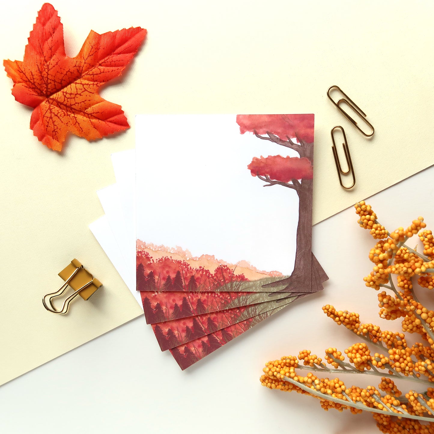Fall Leaves Letter Writing Set - Stationery