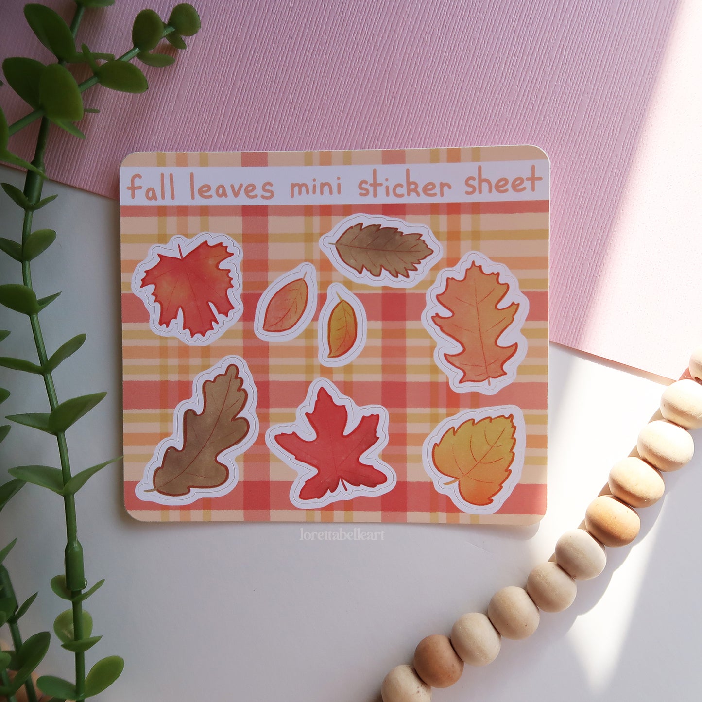 Fall Leaves Mini Sticker Sheet