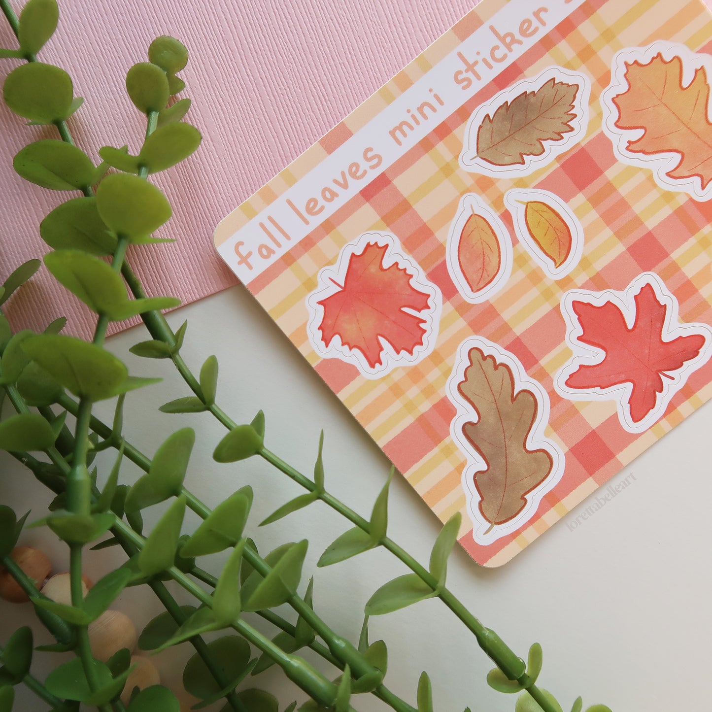 Fall Leaves Mini Sticker Sheet