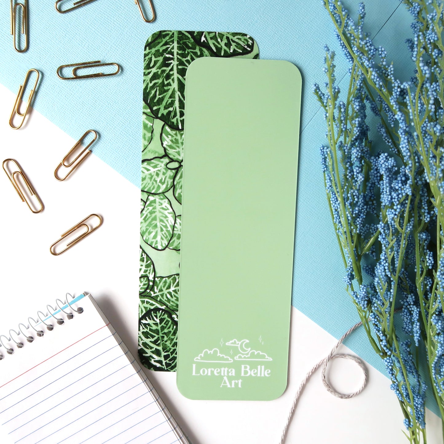 Fittonia Leaves Botanical Bookmark