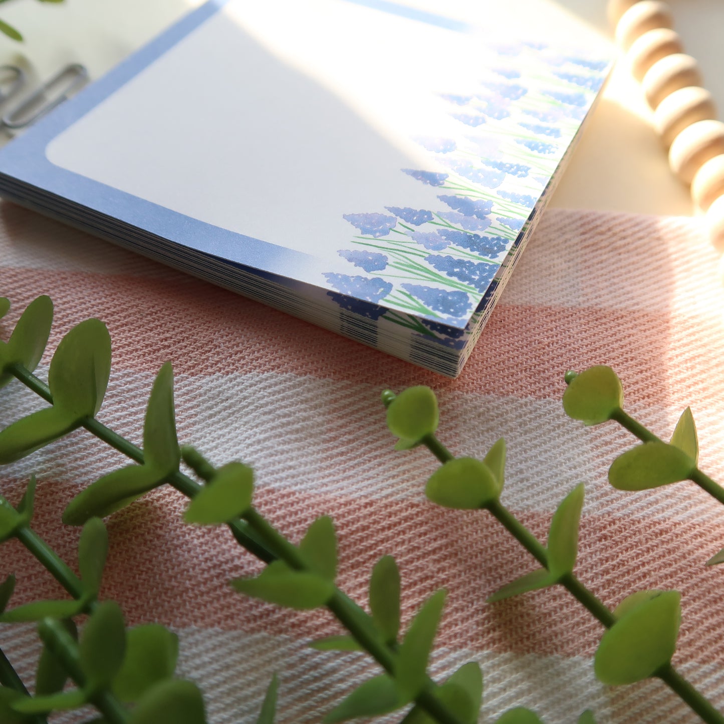 Grape Hyacinths Square Notepad - Stationery