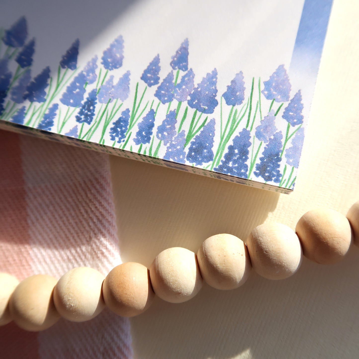 Grape Hyacinths Square Notepad - Stationery