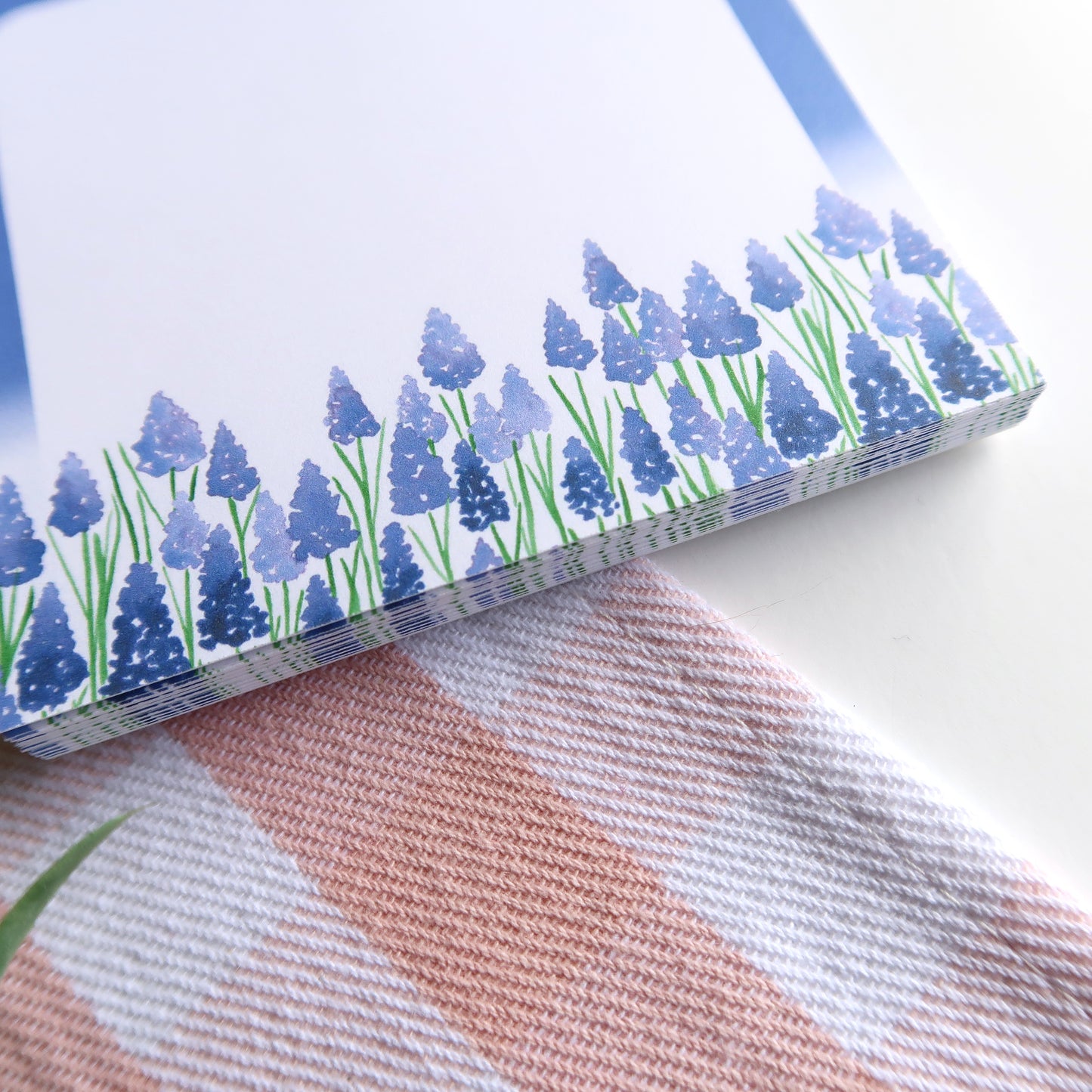 Grape Hyacinths Square Notepad - Stationery