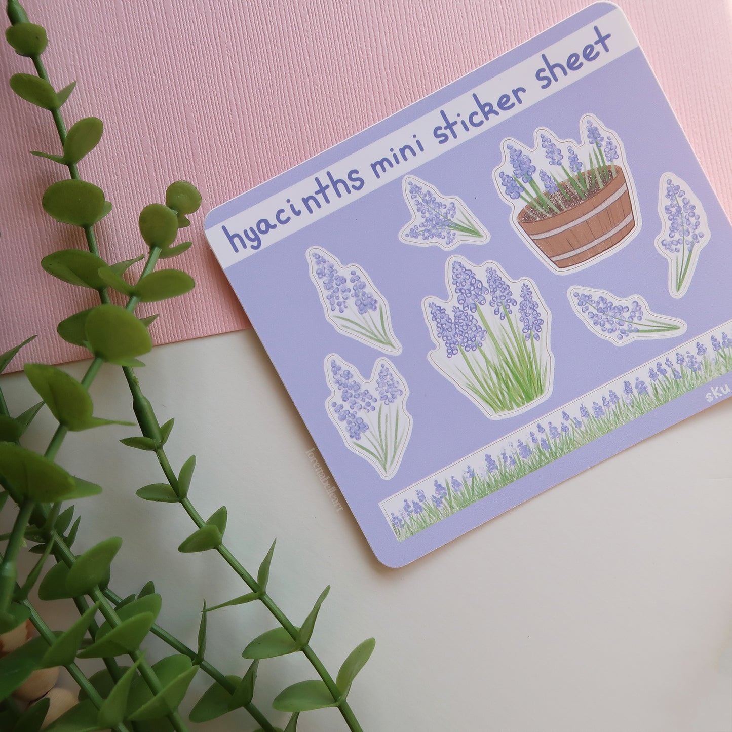 Grape Hyacinths Letter Writing Set - Stationery