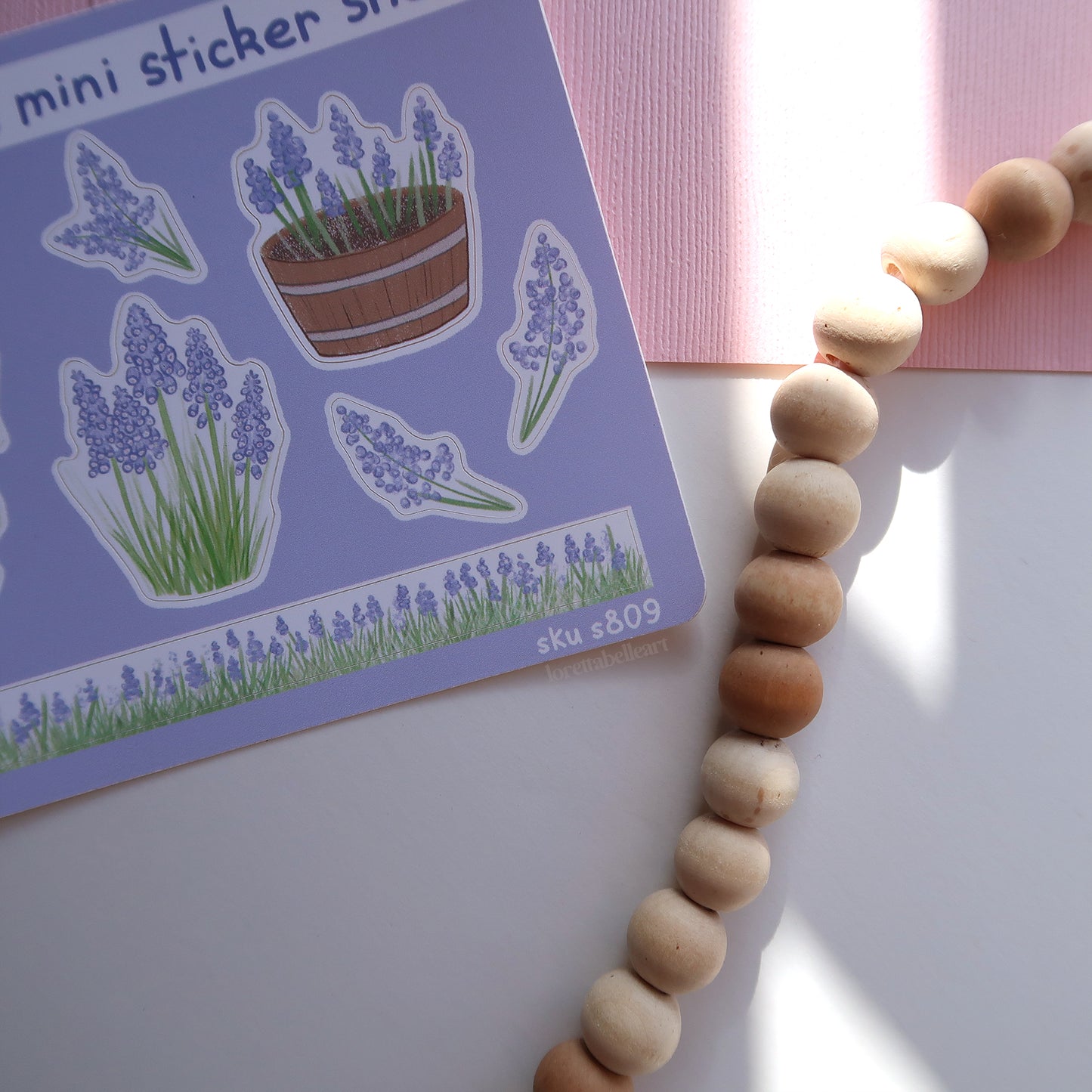 Grape Hyacinths Mini Sticker Sheet