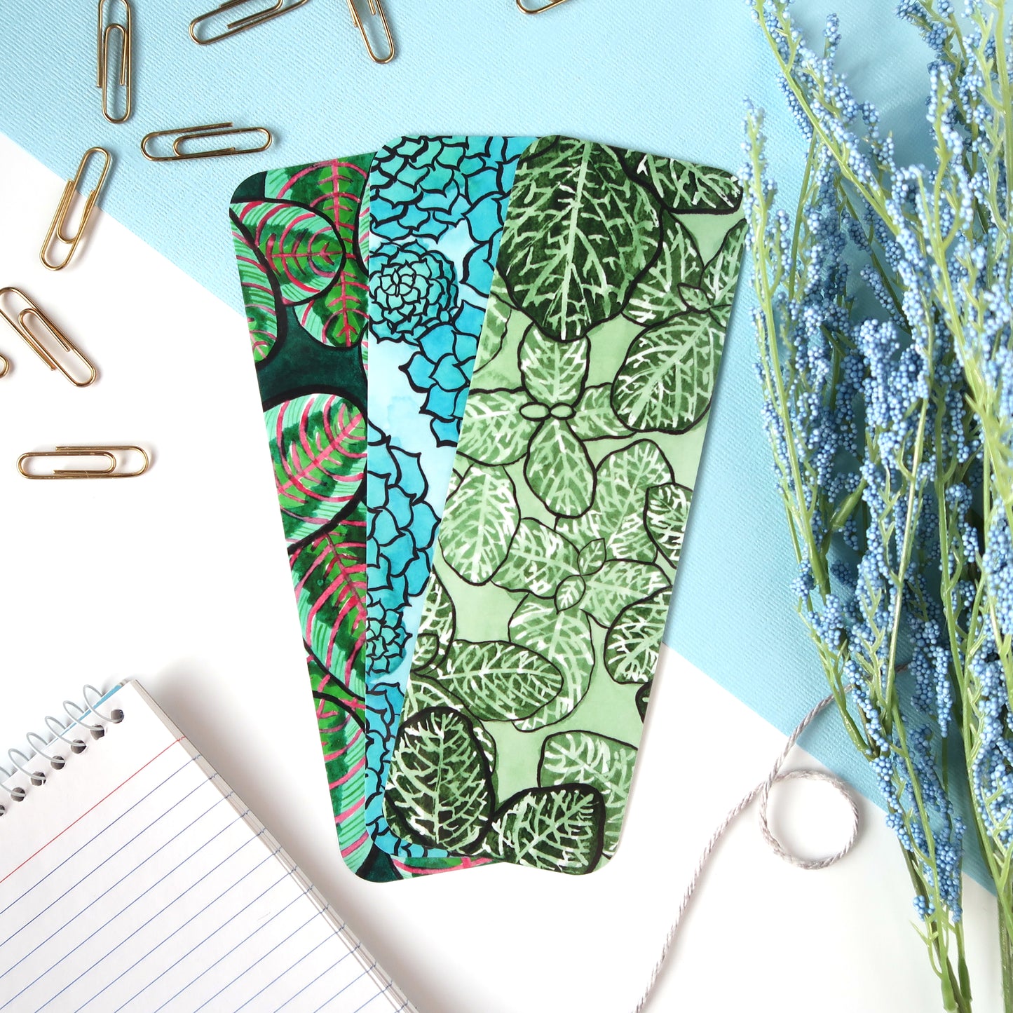 Houseplants Bookmark Bundle - Set of Three