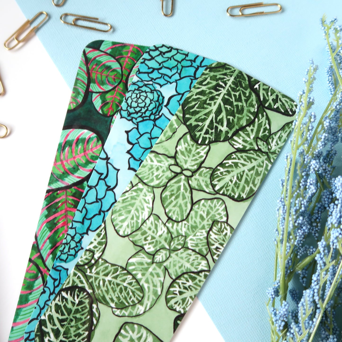 Houseplants Bookmark Bundle - Set of Three