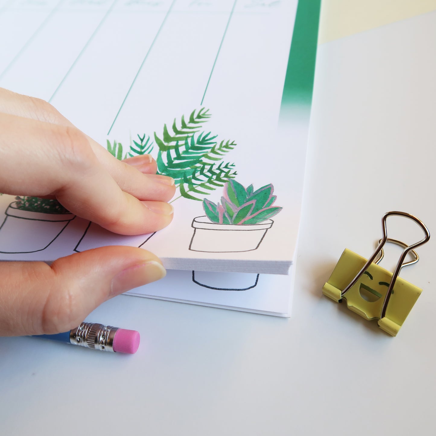 Houseplant Weekly Planner - Stationery