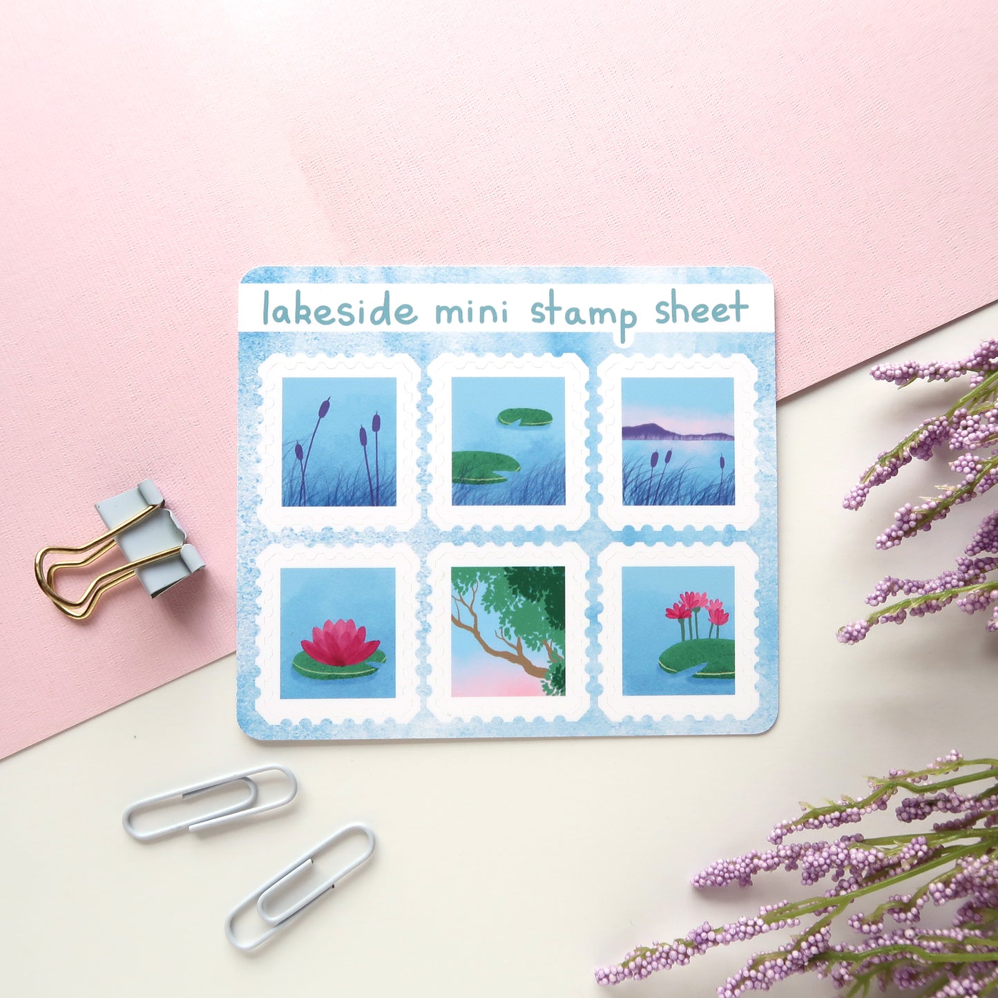 Lakeside Stamps Mini Sticker Sheet