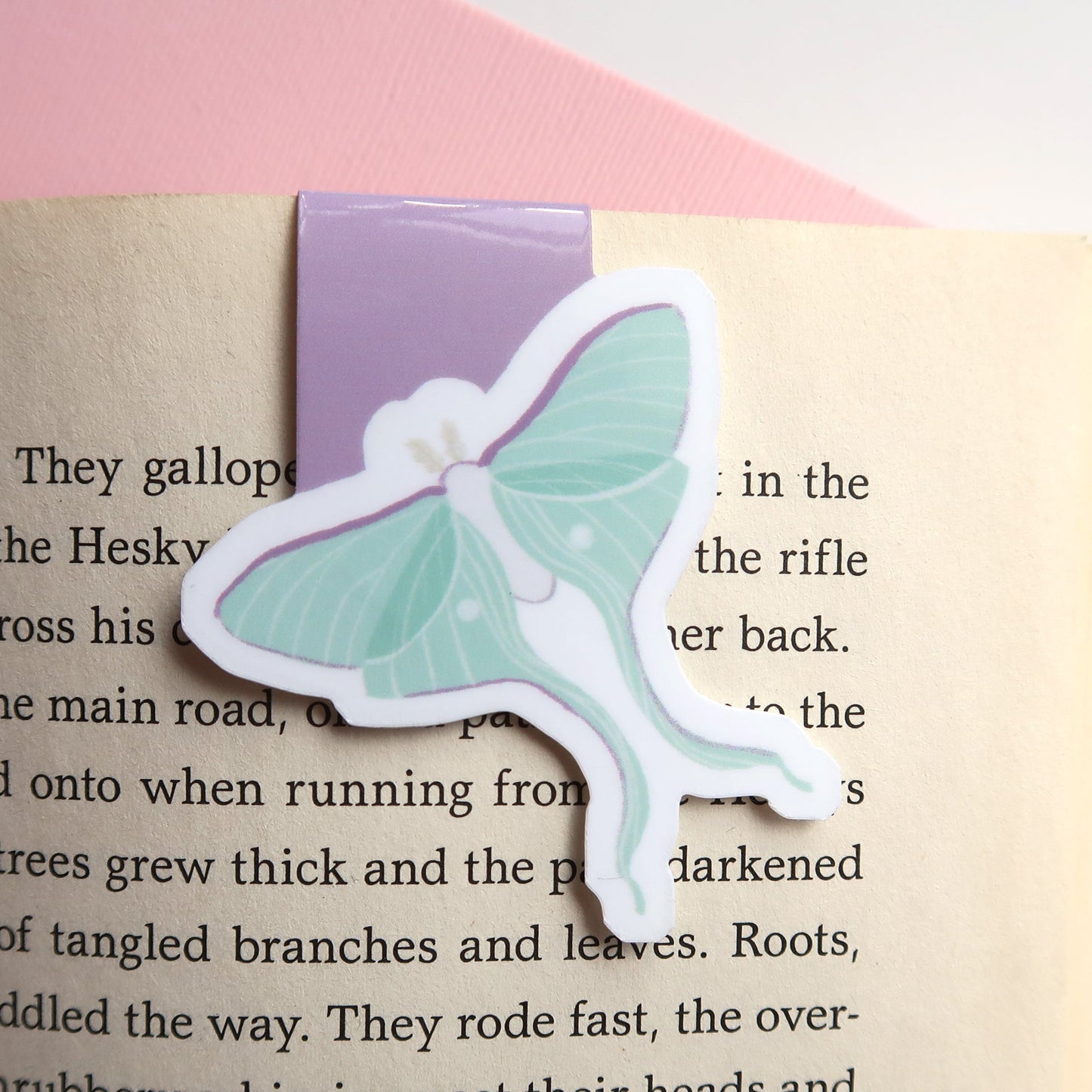 Luna Moth - Magnetic Bookmark