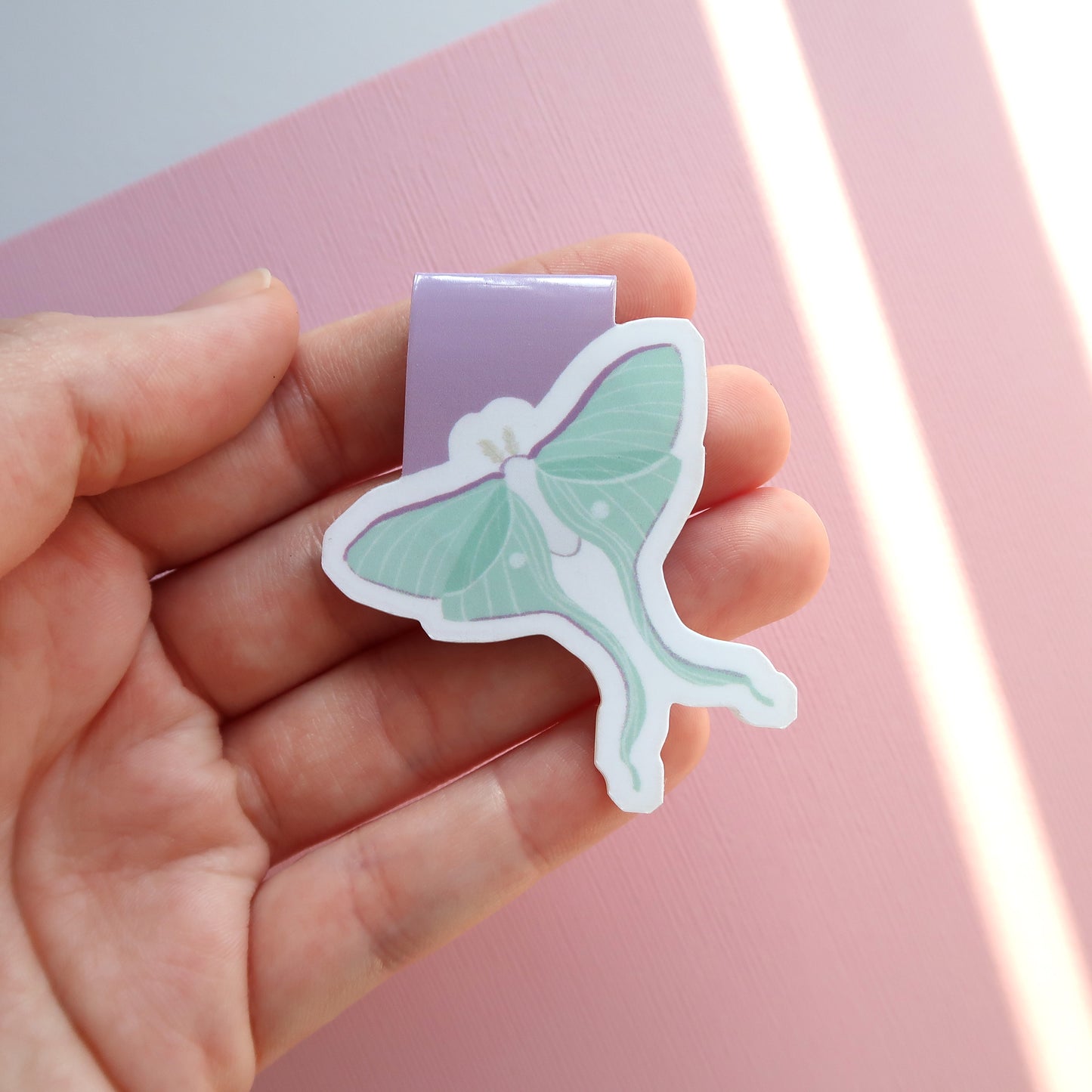 Luna Moth - Magnetic Bookmark