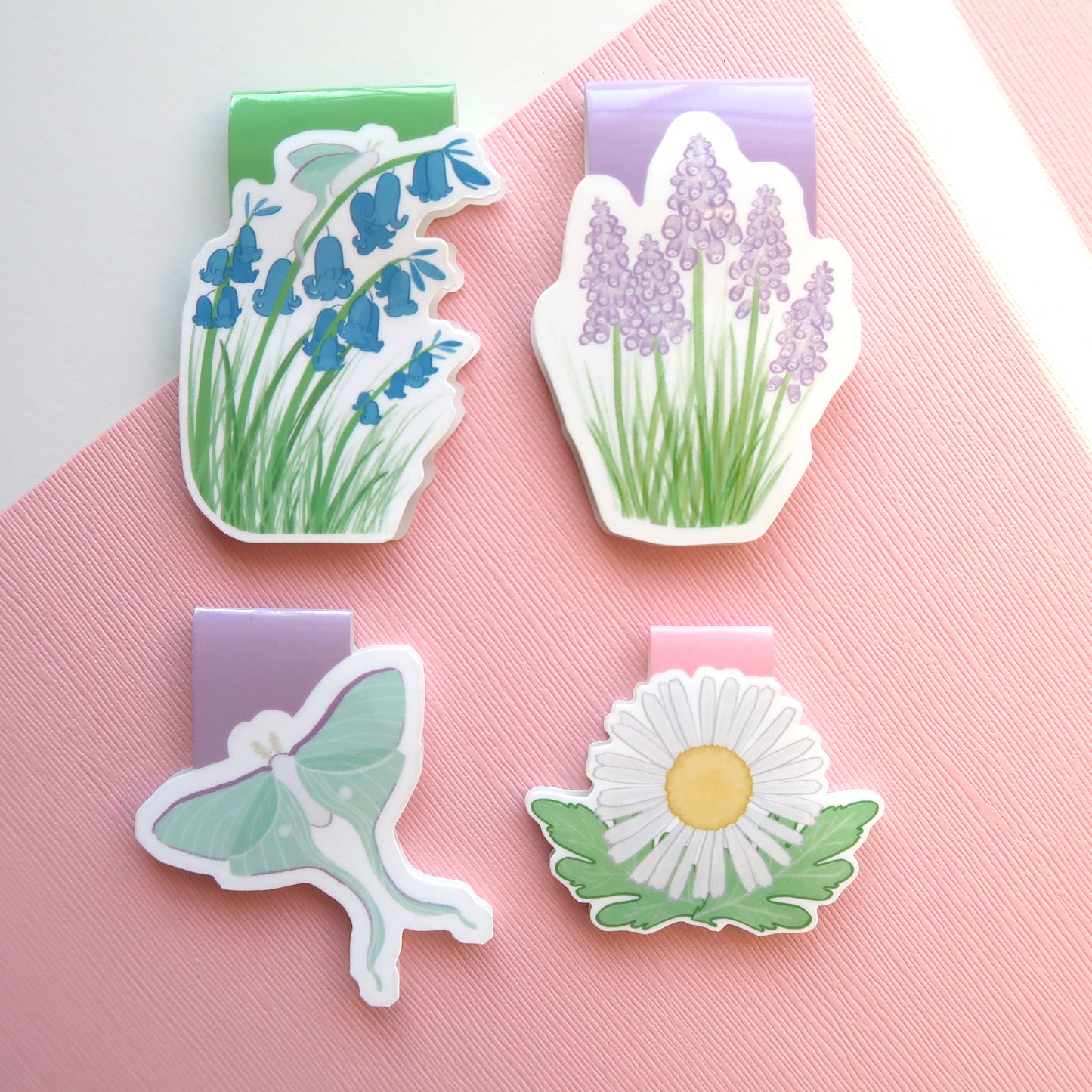 Grape Hyacinth Flowers - Magnetic Bookmark