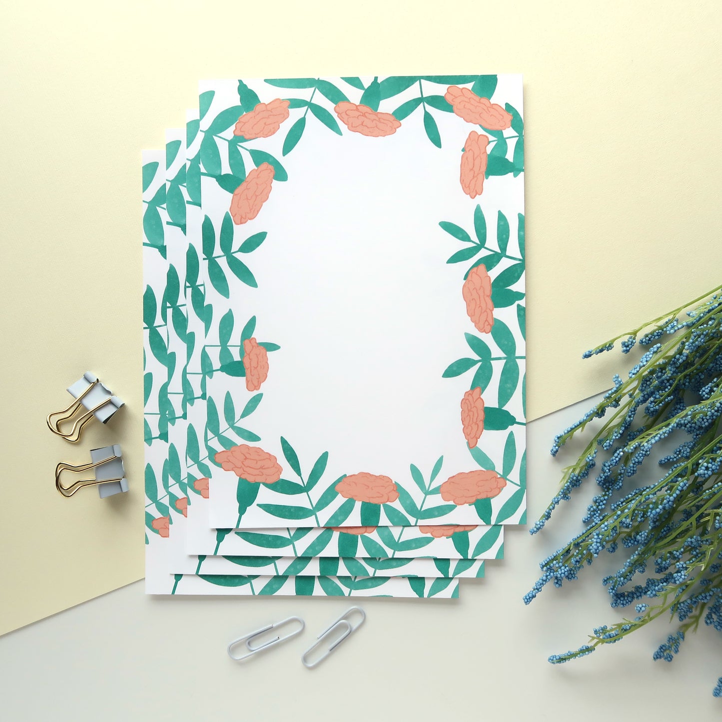 Marigolds Floral Letter Writing Set - Stationery