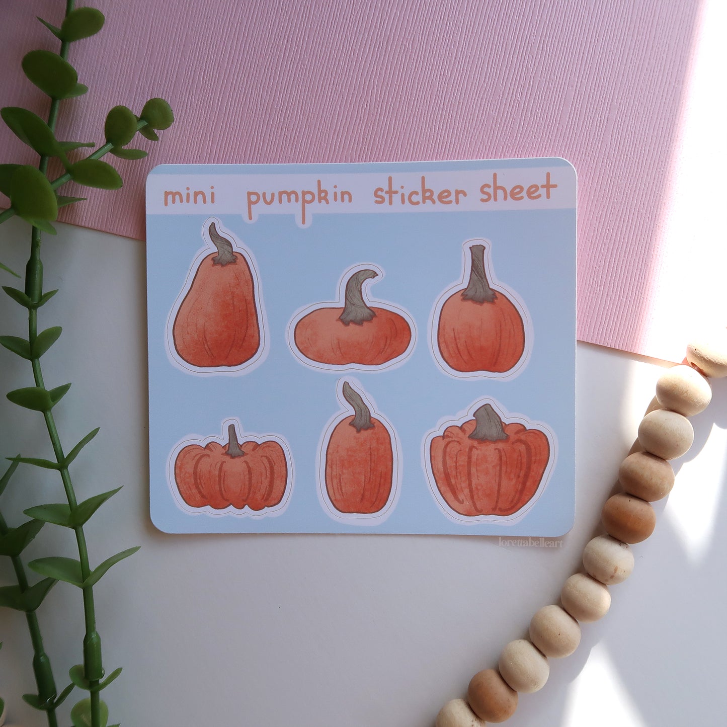 Pumpkins Mini Sticker Sheet