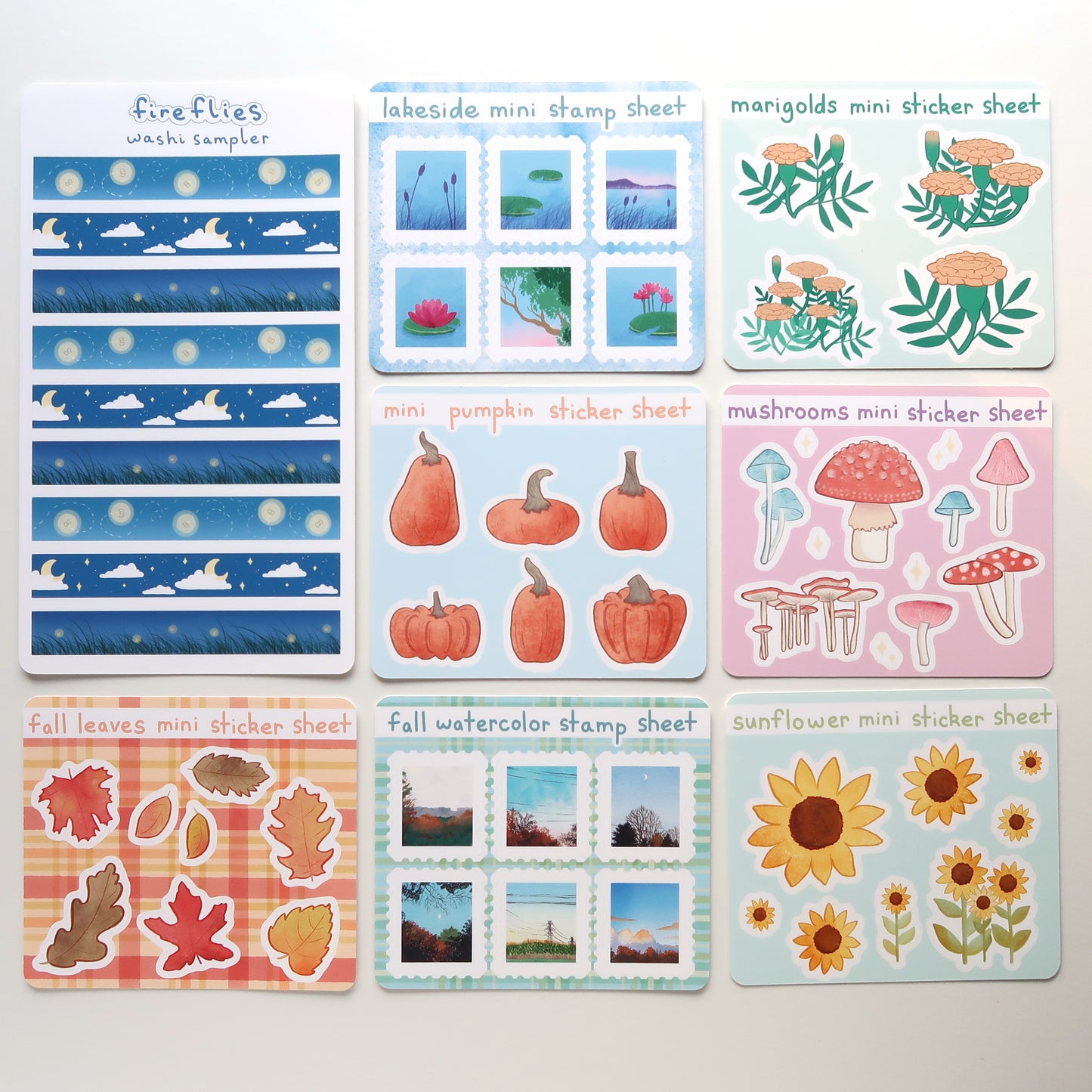 Mushrooms Mini Sticker Sheet