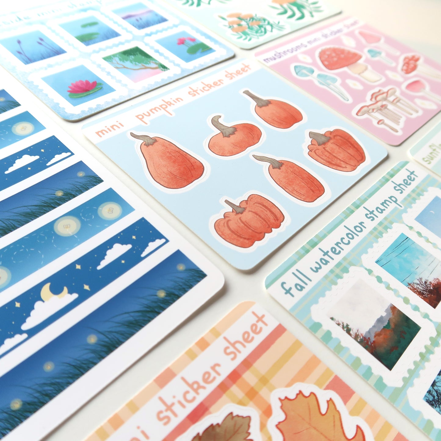 Fireflies Mini Sticker Sheet