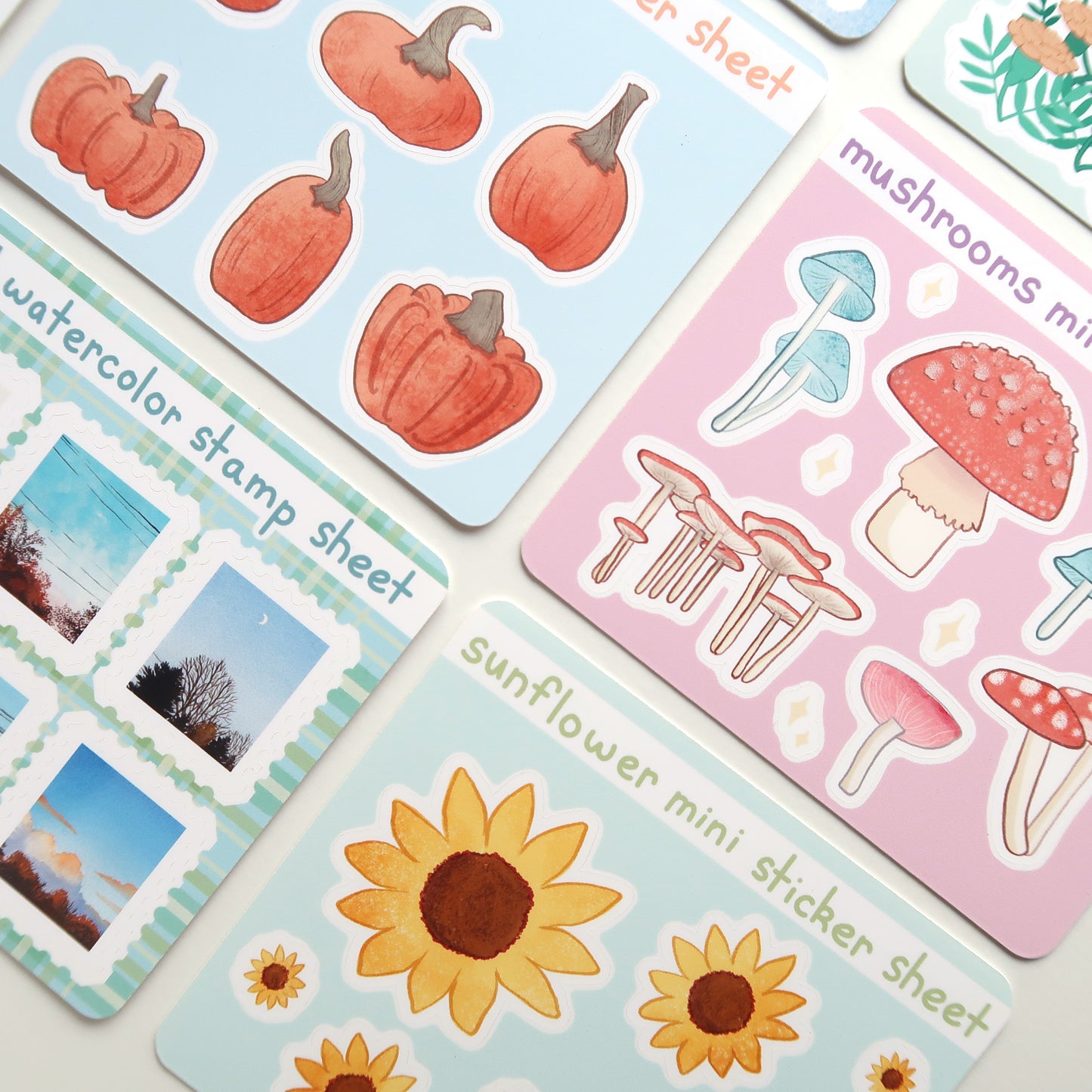 Mushrooms Mini Sticker Sheet