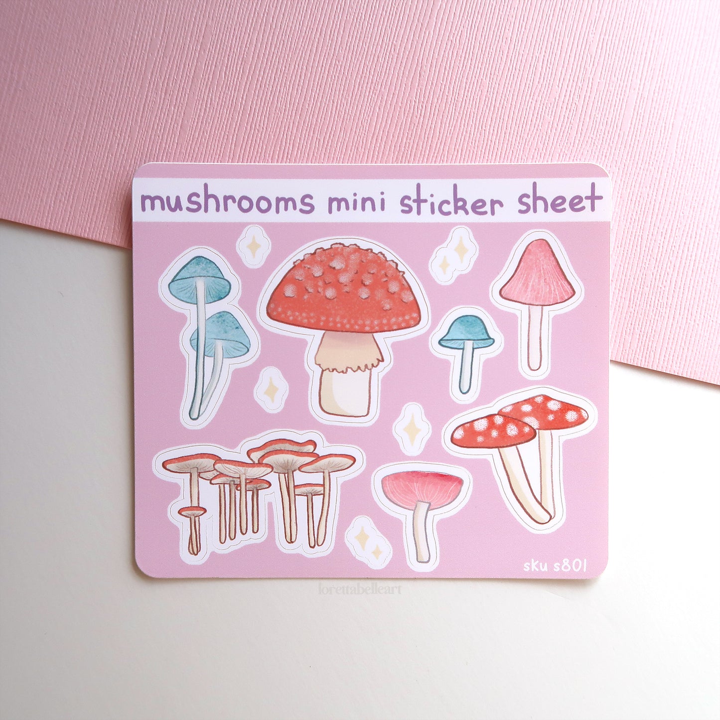 Mushrooms Mini Sticker Sheet
