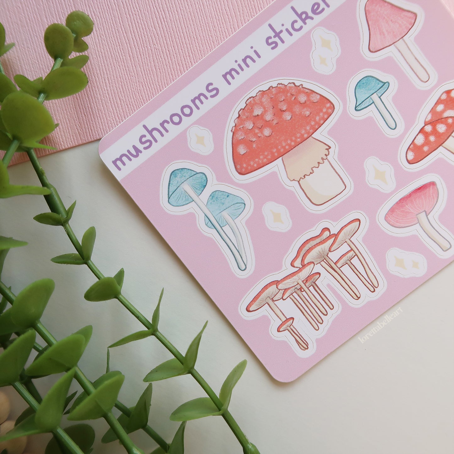 Mushrooms Mini Sticker Sheet