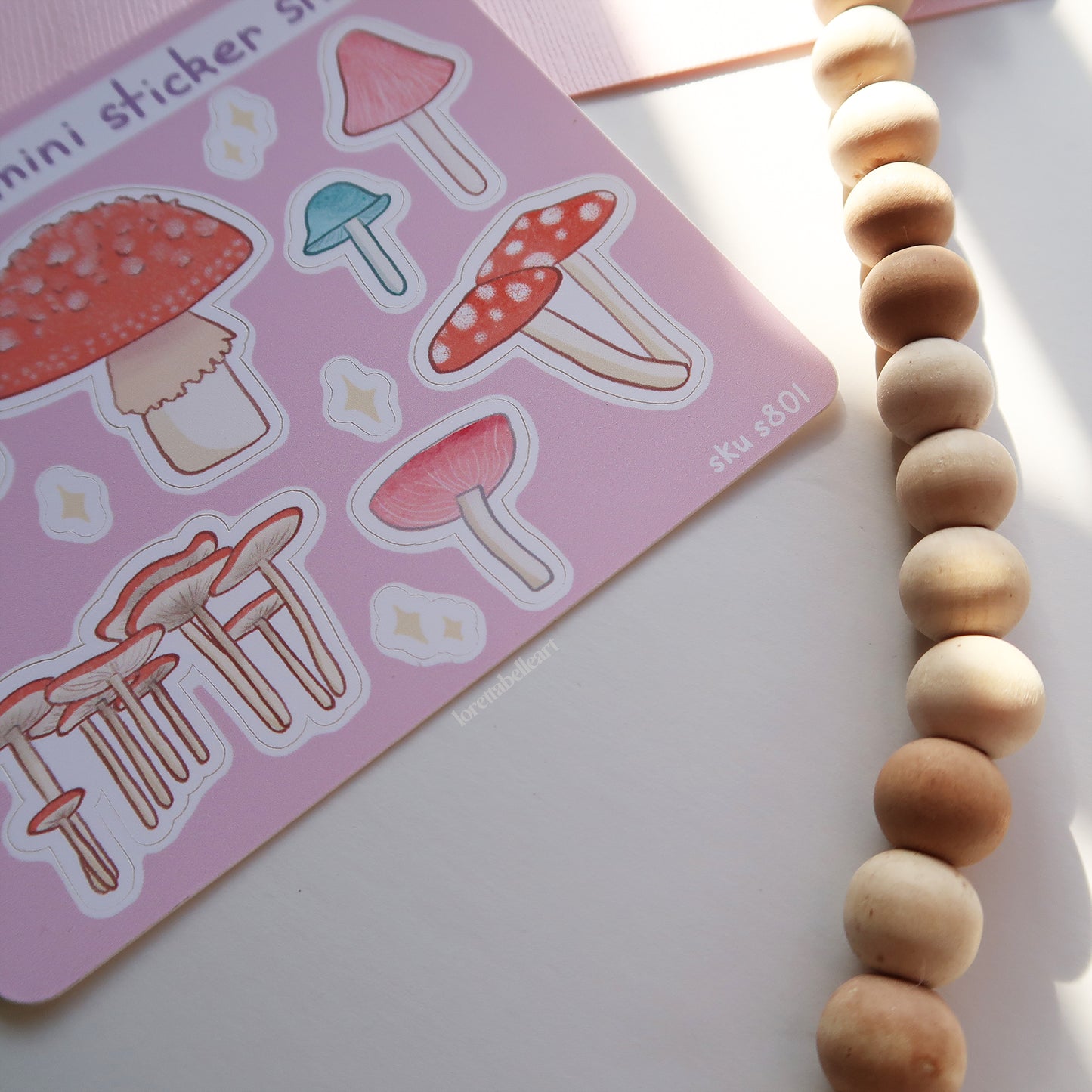 Mushrooms Mini Sticker Sheet