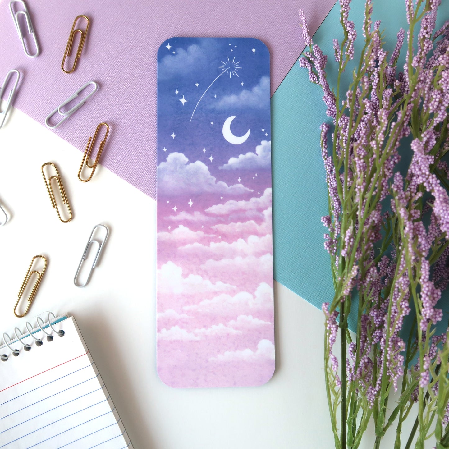 Magical Purple Night Sky Bookmark