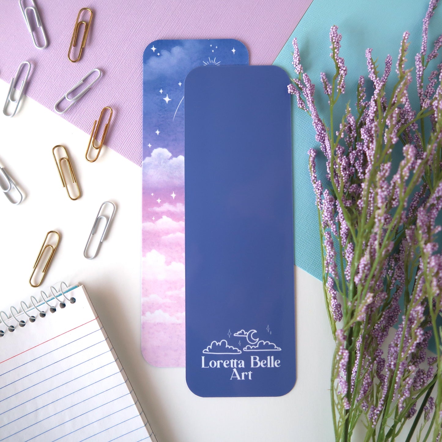 Magical Purple Night Sky Bookmark
