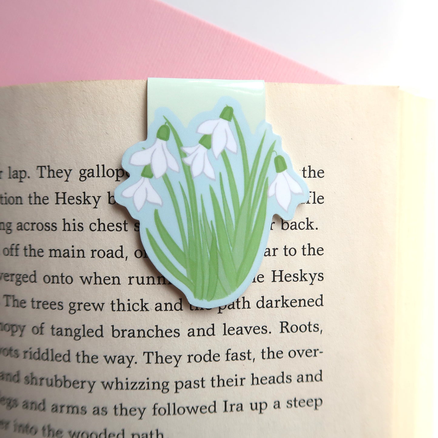 Snowdrop Flowers - Magnetic Bookmark