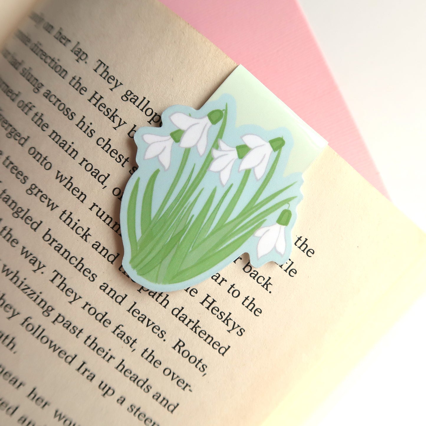 Snowdrop Flowers - Magnetic Bookmark