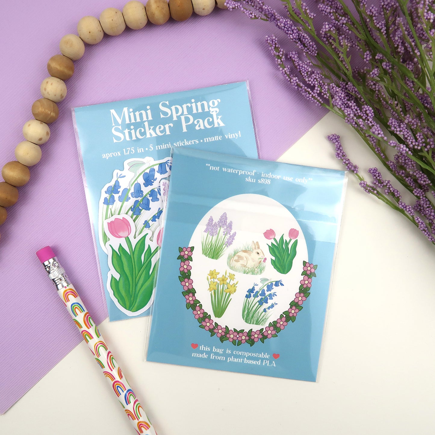 Spring Mini Sticker Pack - Matte Vinyl