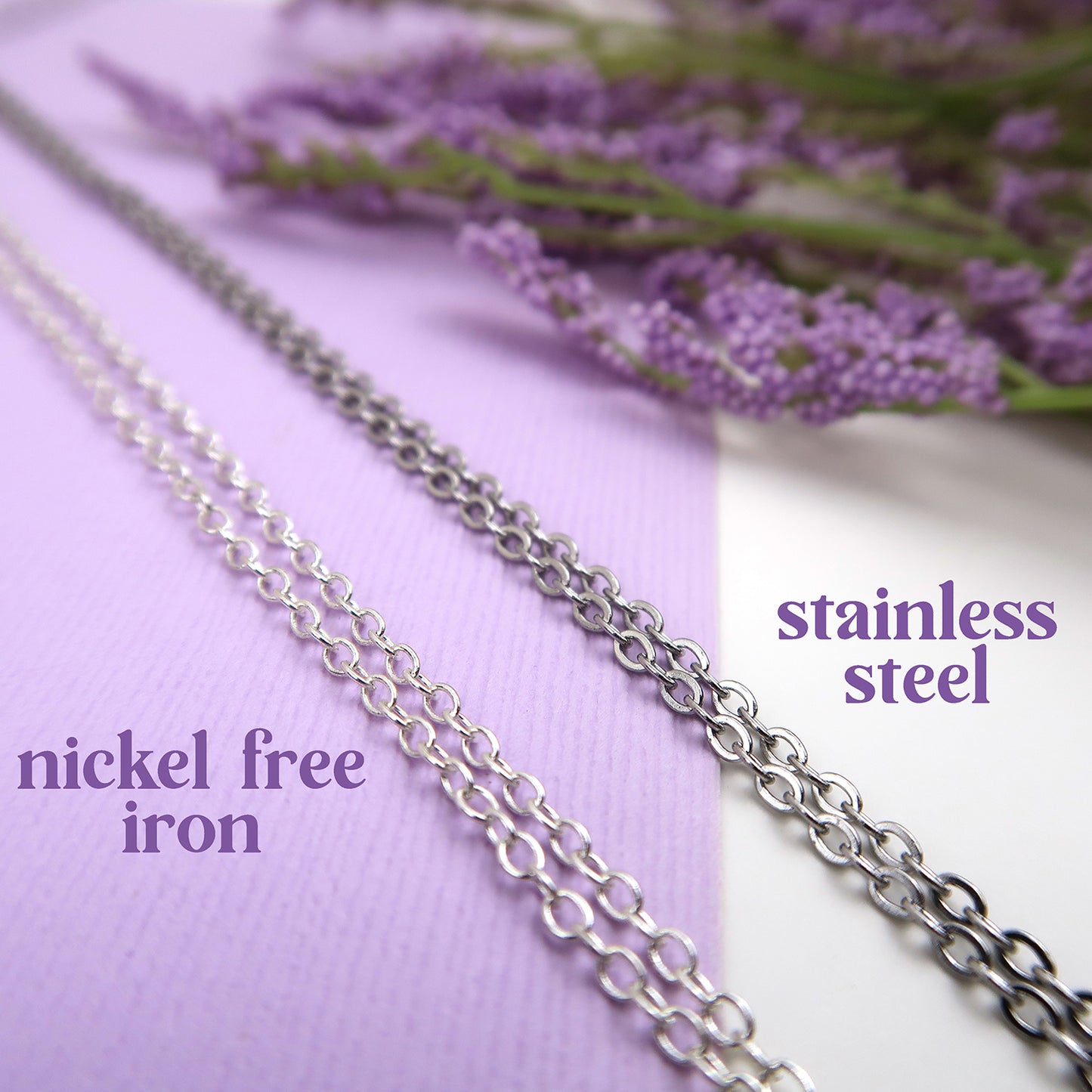 September Birth Flower Necklace - Asters